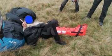 Parapantist din Luxemburg, accidentat în zona Izvoare – Runcu. Intervin salvamontiştii – foto