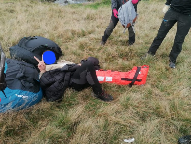 Parapantist din Luxemburg, accidentat în zona Izvoare – Runcu. Intervin salvamontiştii – foto