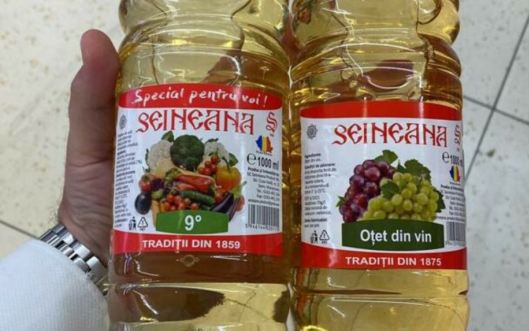 ANPC: Produsul „Oţet din Vin SEINEANA” comercializat de LIDL va fi retras definitiv de pe piață