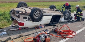 Accident teribil: O femeie și un bărbat au murit