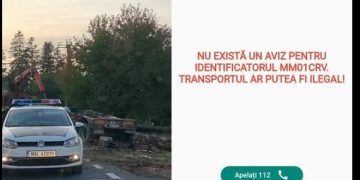 Autoutilitara care s-a răsturnat în Baia Sprie zilele trecute, ar fi transportat lemn fără aviz