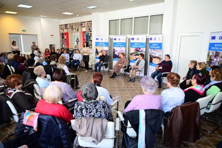 „Respect pentru bunici”, proiectul care ține activi seniorii băimăreni