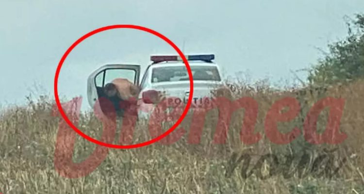 Comisar-șef din cadrul IPJ, fotografiat gol după ce a făcut sex în mașina poliției