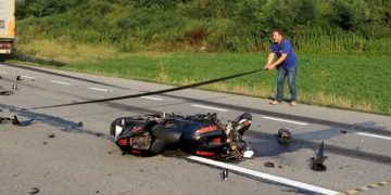 Femeie lovită de un motociclist pe DN 1C, între Baia Mare și Satu Mare