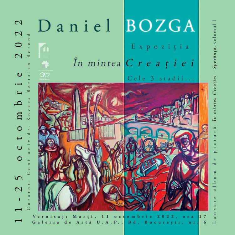 Expoziție personală semnată Daniel Bozga, la Galeria UAP
