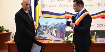 Recunoștință: Excelența Sa, Dan Mihalache, a primit titlul de cetățean de onoare al municipiului Baia Mare