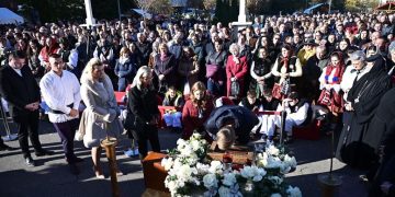 Un fragment din Brâul Maicii Domnului se află spre închinare în Baia Mare