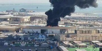 Incendiu uriaș în Qatar, în apropierea stadionului pe care joacă sâmbătă seara Argentina cu Mexicul
