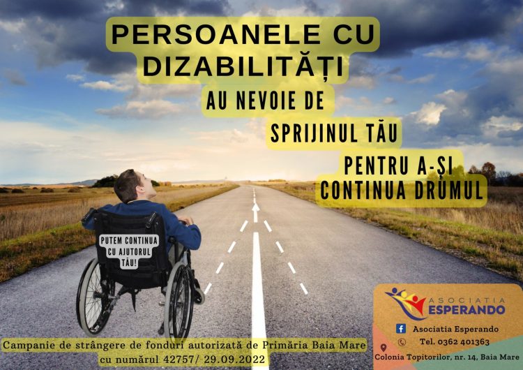 Campanie de strângere de fonduri  organizată de Asociația Esperando