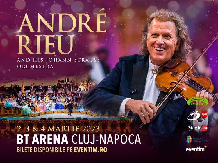 André Rieu anunță cel de-al treilea concert la BT Arena Cluj-Napoca