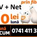 De azi: Televiziune si Internet prin Fibra la numai 10 lei/luna