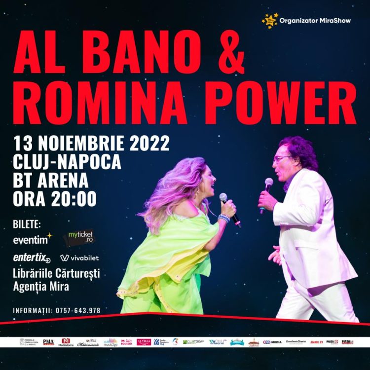  ÎN PREMIERĂ LA CLUJ: Al Bano și Romina Power