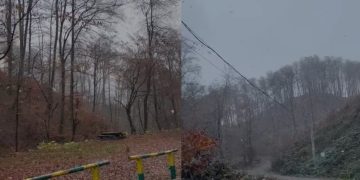 VIDEO MINUNAT pe Valea Usturoiului: Vin ninsorile peste Baia Mare