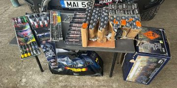 12 cutii cu materiale pirotehnice fără documente legale, descoperite la intrarea în ţară