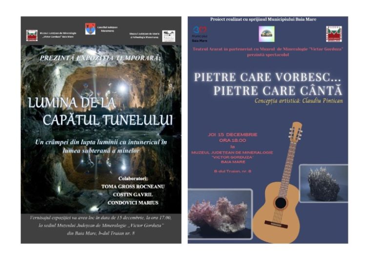 Muzeul de Mineralogie vă invită la două evenimente culturale