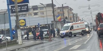 Accident rutier în Baia Sprie, trafic îngreunat – foto