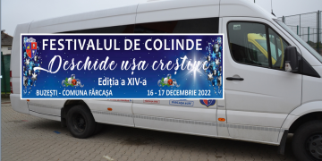 Microbuze din Fărcaşa pentru cei care vor să ajungă la Concertul de colinde „Deschide ușa creștine” de la Buzeşti