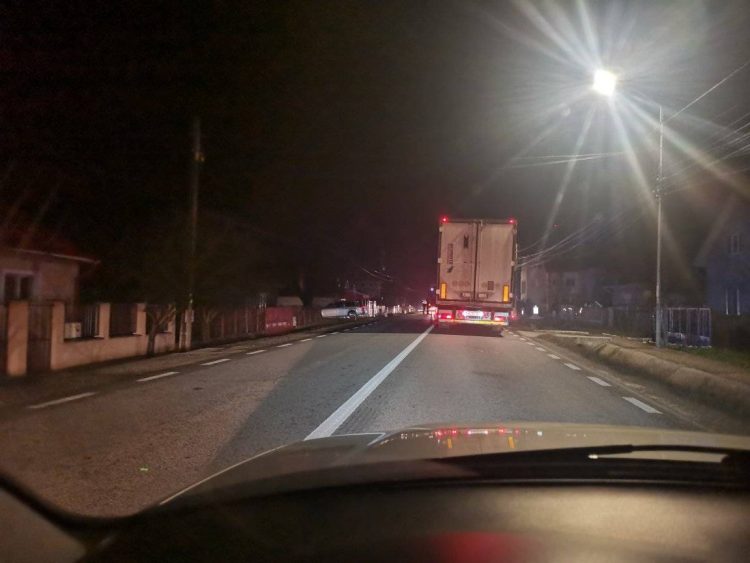 Trafic blocat pe DN 1C, între Baia Mare și Dej