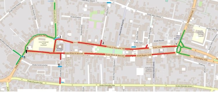  Trafic restricţionat la Sighetu Marmaţiei pe perioada desfăşurării Festivalului de Datini și Obiceiuri de Iarnă ”Marmația”