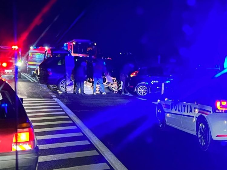 Accident deosebit de grav în Apa. Trafic blocat pe DN 1C