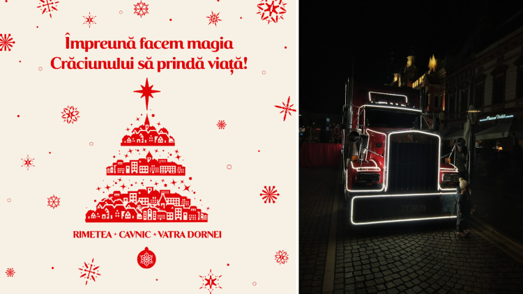 Caravana Coca Cola are putea ajunge la Cavnic