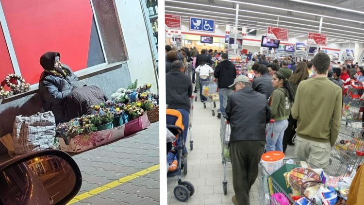 Soț către soție: „Ce plm de carne îți mai trebe, nu ți-am tăiat porc?”, transformată ulterior în: „De fapt, ie ce vrei tu că o dată-i Crăciunul!”