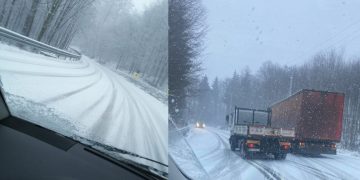 Maramureșul pe sanie. VIDEO! -Tată, acum dau la lopată! Nu de alta, dar autoritățile județene își bat joc