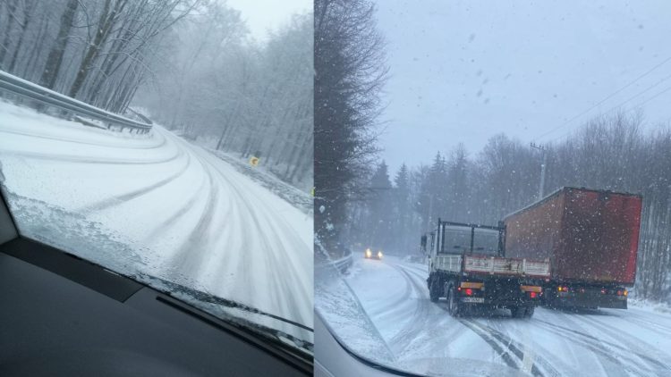 Maramureșul pe sanie. VIDEO! -Tată, acum dau la lopată! Nu de alta, dar autoritățile județene își bat joc