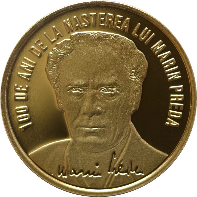 BNR lansează o monedă de aur în memoria lui Marin Preda