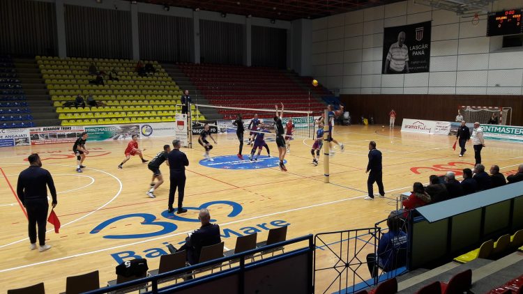 Volei. Cupa României. Știința Explorări Baia Mare învinsă de Steaua București în partida tur din sferturile de finală