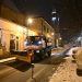 Iarnă în toată regula în Baia Mare. Au intervenit utilajele de deszăpezire