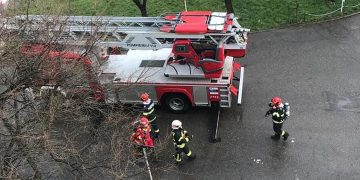 Exercițiu de evacuare în caz de incendiu, la Spitalul Municipal Sighetu Marmației – foto