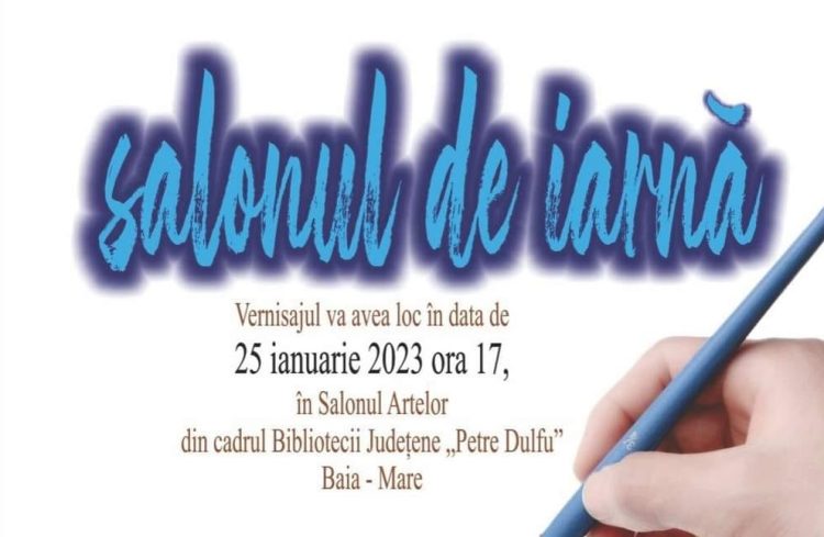 Vernisajul Salonului de iarnă – 2023 la Biblioteca Judeţeană „Petre Dulfu”
