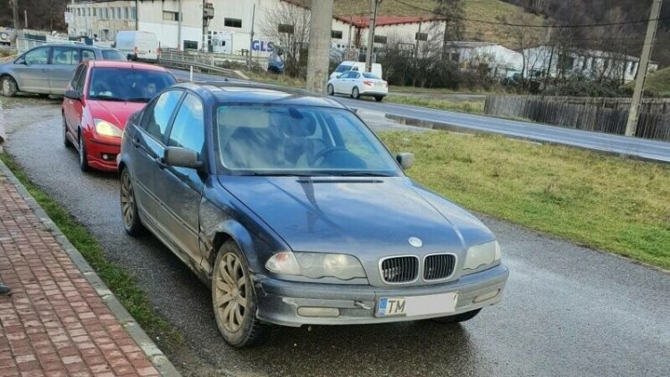 BMW-ul fără frâne, scos imediat de pe șosea de inspectorii RAR