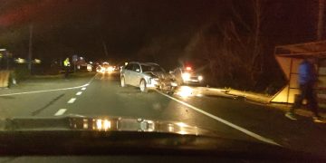 IMPACT frontal în Bușag. Trafic blocat pe DN 1C. FOTO/VIDEO