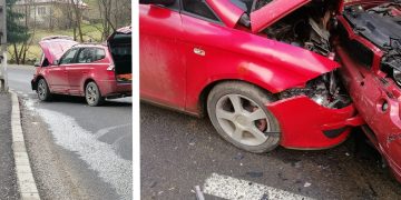 Accident grav în Cavnic. TRAFIC BLOCAT