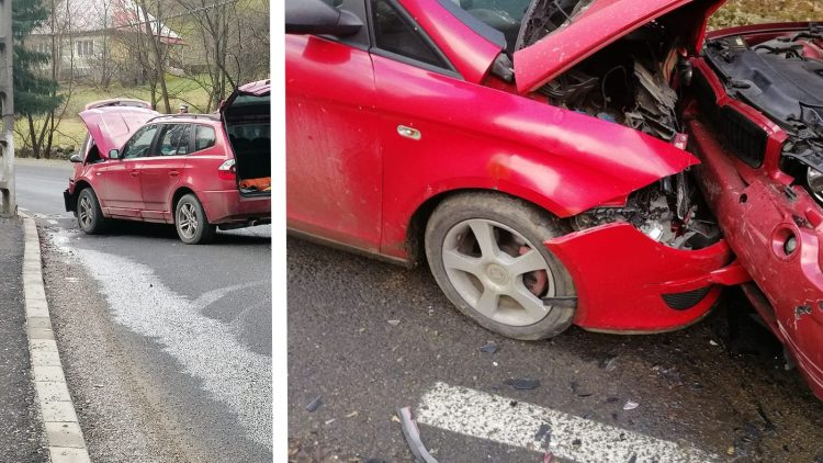 Accident grav în Cavnic. TRAFIC BLOCAT