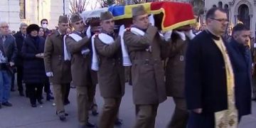 Mitică Popescu a fost înmormântat cu onoruri militare la Cimitirul Bellu