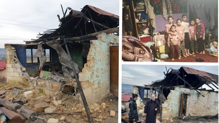 Oamenii cu suflet mare: 8 copii din Târgu Lăpuș au rămas fără casă. Haideți să-i ajutăm
