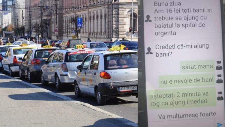 ”Am numai 16 lei, mă duceți cu copilul la Urgențe?”. Reacția unui taximetrist din Cluj la mesajul unei mame