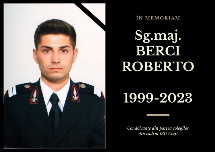 Veste tristă! Berci Robero Marcel a plecat dintre noi la o vârstă fragedă