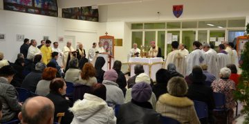 Taina Sfântului Maslu la Spitalul Județean de Urgenţă din Baia Mare, cu ocazia Zilei Mondiale a Bolnavului