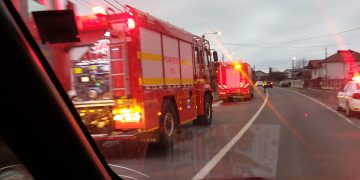 Incendiu la Seini. Intervin mai multe echipaje