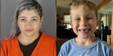 Un băiețel de șase ani a fost împușcat de nouă ori de mama sa pentru că nu voia să doarmă