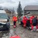 Accident extrem de grav în care a fost implicată și o ambulanță: intervin echipajele de la descarcerare