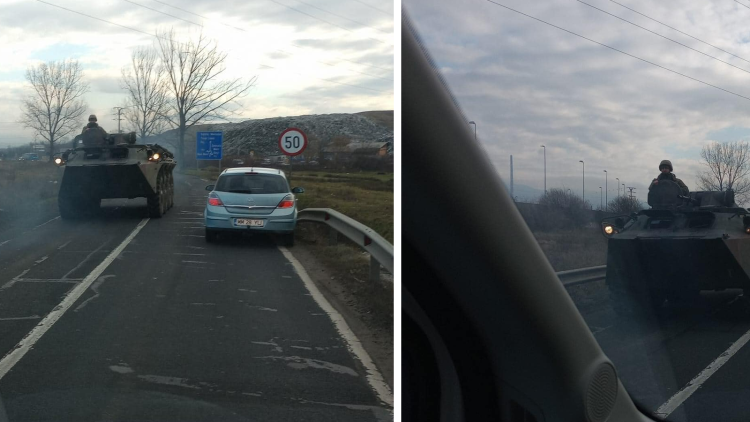 „A ieșit armata!” Imagini spectaculoase pe străzile din Baia Mare