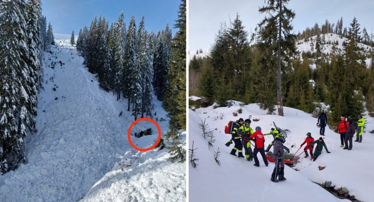 Filmul tragediei provocate de avalanşa din Pasul Prislop. Un turist polonez şi-a pierdut viaţa