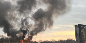 Incendiu violent la o casă din Recea – foto, video