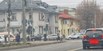 Accident pe Bulevardul Republicii din Baia Mare. Trafic aglomerat