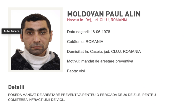 Caz ireal: Violatorul din Cășeiu a fost prins după ce polițiștii l-au eliberat deoarece judecătorul nu a mers la muncă